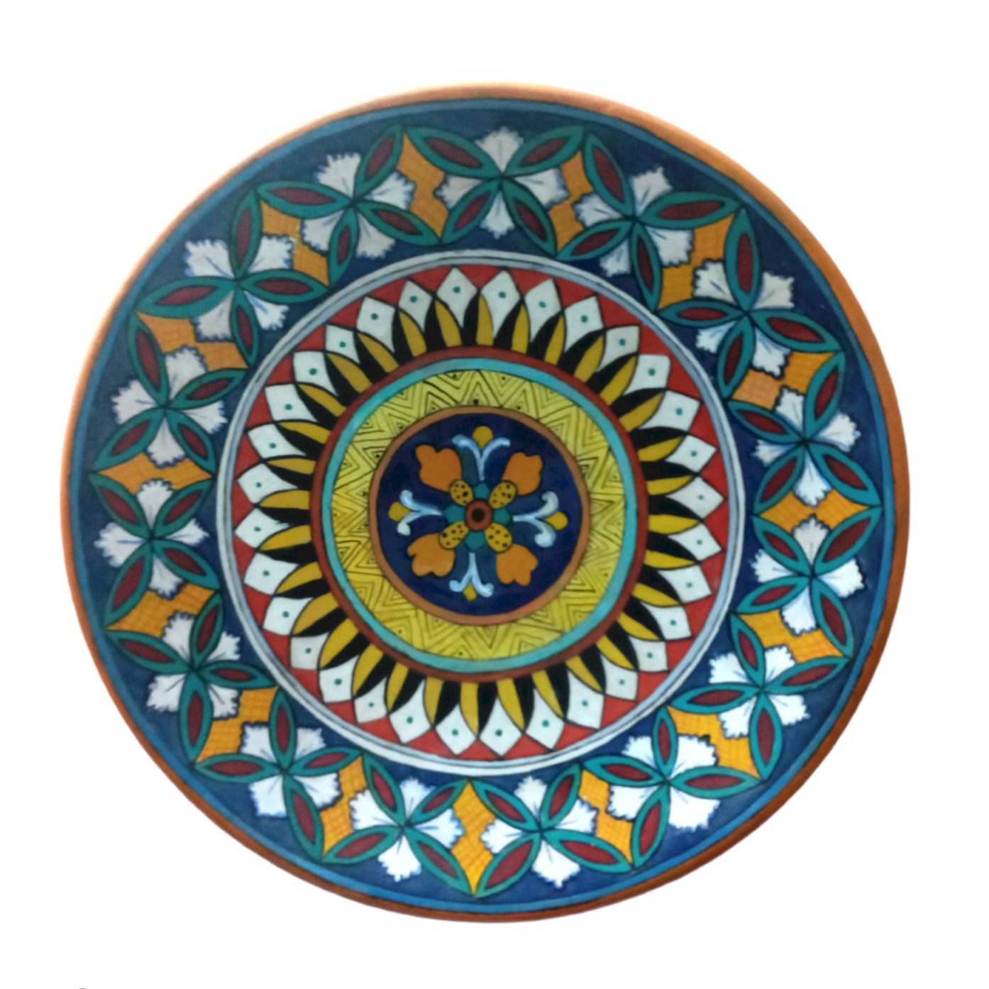 بشقاب دیوارکوب سفالی مدل سنتی