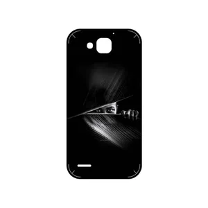 MAHOOT Black Portrait Cover Sticker for Honor 3X G750