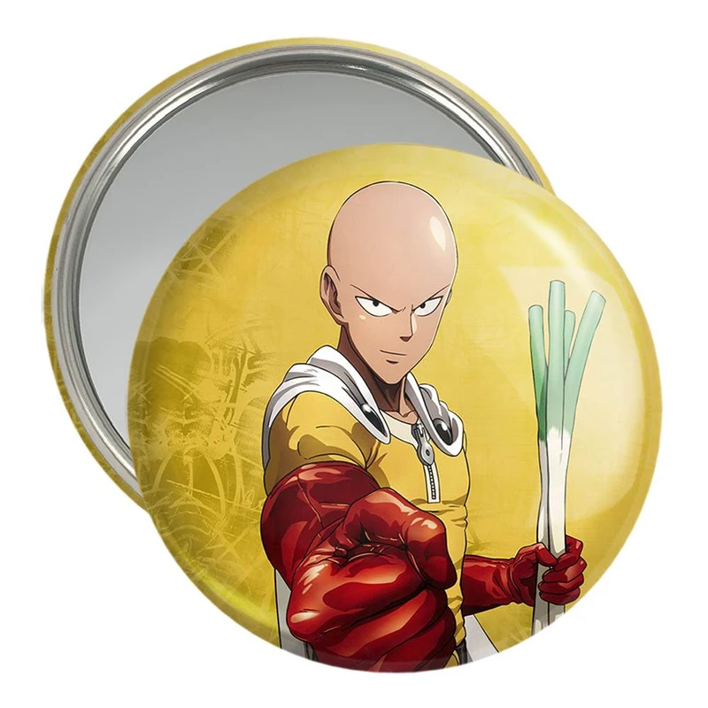 آینه جیبی خندالو مدل سایتاما انیمه مرد تک مشتی One Punch Man  کد 11379