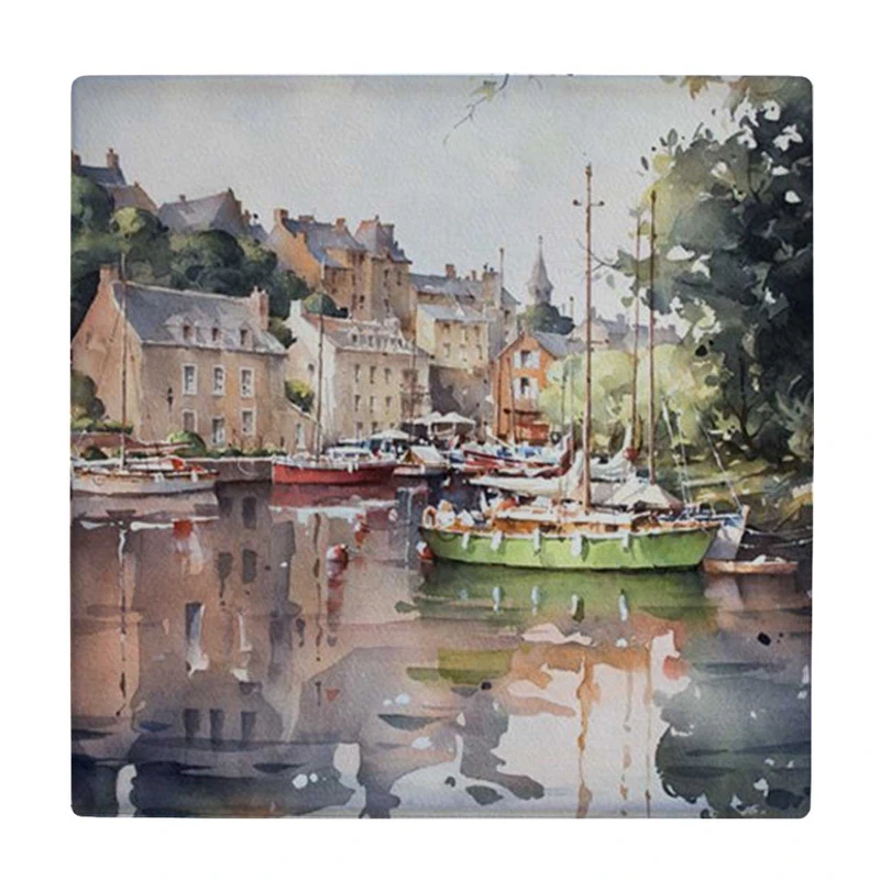  زیر لیوانی طرح قایق ها و رودخانه کد    3616354_1589