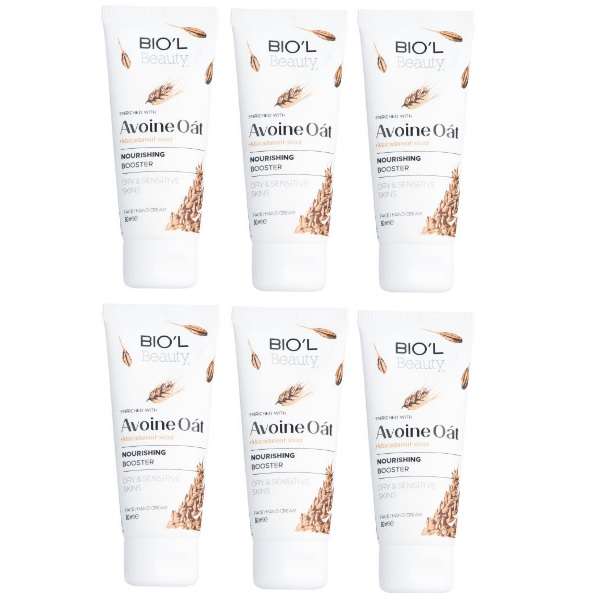 کرم مرطوب کننده بیول مدل Avoine Oat حجم 60 میلی لیتر مجموعه 6 عددی