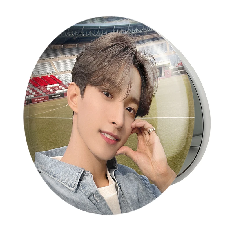 آینه جیبی خندالو طرح دی کی گروه سونتین Seventeen مدل تاشو کد 21537 