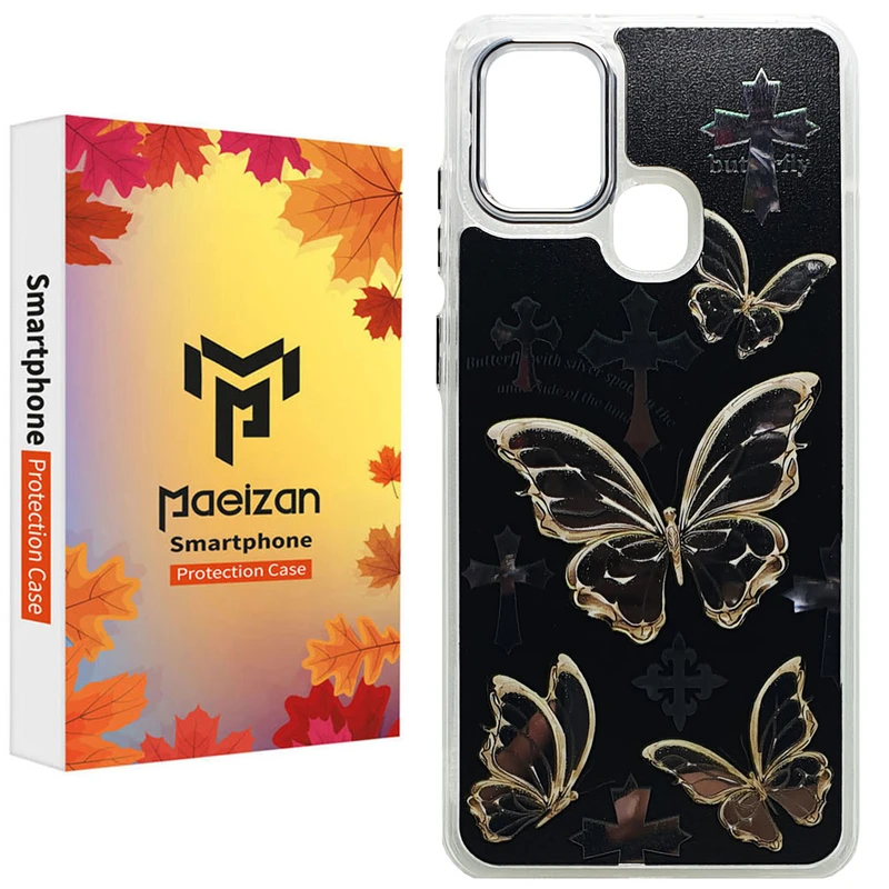 کاور پاییزان مدل Butterfly Cross طرح لاکجری مناسب برای گوشی موبایل سامسونگ Galaxy A21s