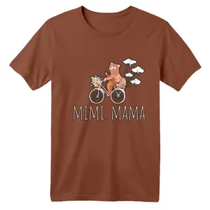 تی شرت آستین کوتاه بچگانه مدل خرس و دوچرخه