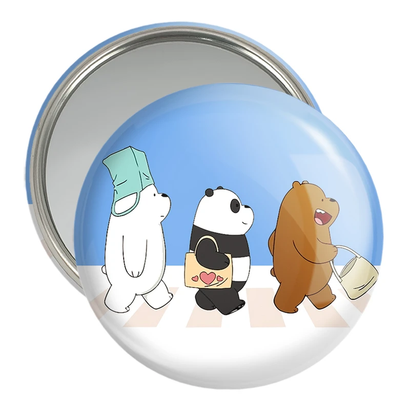 آینه جیبی خندالو مدل انیمیشن سه خرس کله پوک کد 27644