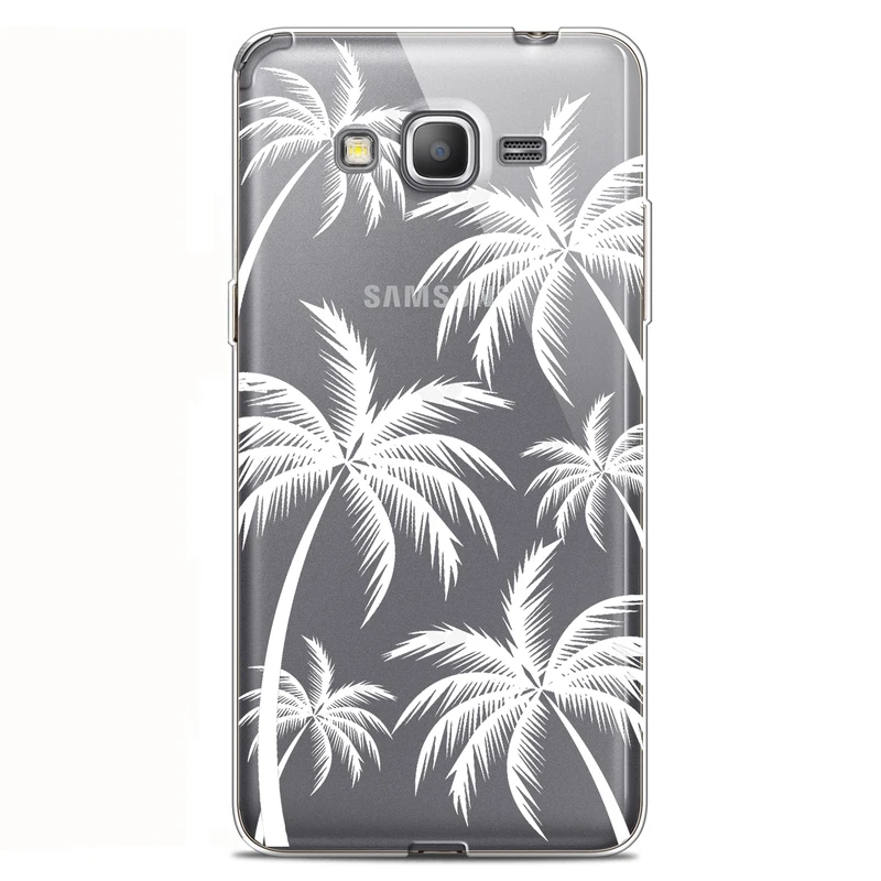 کاور مگافون طرح نخل مدل C52-W مناسب برای گوشی موبایل سامسونگ Galaxy Grand Prime Plus / G532		         