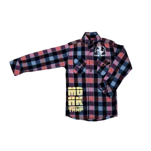 پیراهن پسرانه مدل چهارخونه 01