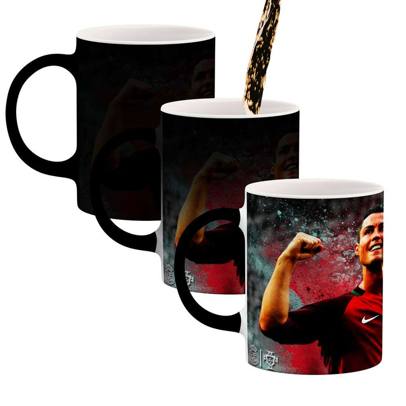 ماگ حرارتی کاکتی مدل کریستیانو رونالدو کد mgh24886