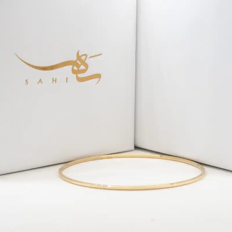 النگو طلا 18 عیار زنانه سهی مدل VB63-2