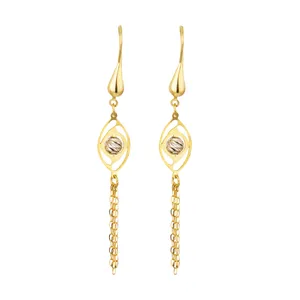 گوشواره طلا 18 عیار زنانه گالری یارطلا کد AG34-7