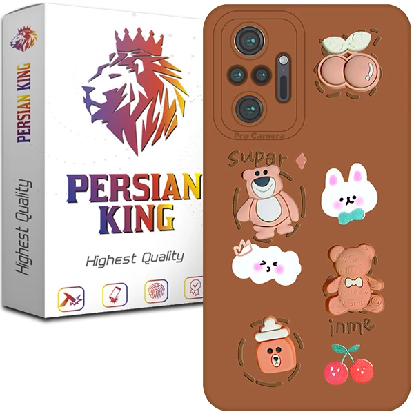 کاور پرشین کینگ مدل BRW21 مناسب برای گوشی موبایل شیائومی Redmi Note 10 Pro /Redmi Note 10 Pro Max