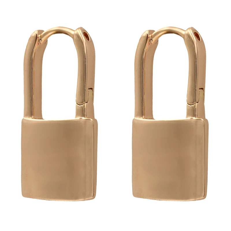 گوشواره حلقه ای زنانه ژوپینگ مدل قفل 213