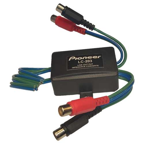 تبدیل سیستم آمپلی فایر خودرو پایونیر مدل LC-203 4CH