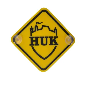 آرم پشت شیشه خودرو طرح HUK کد 720