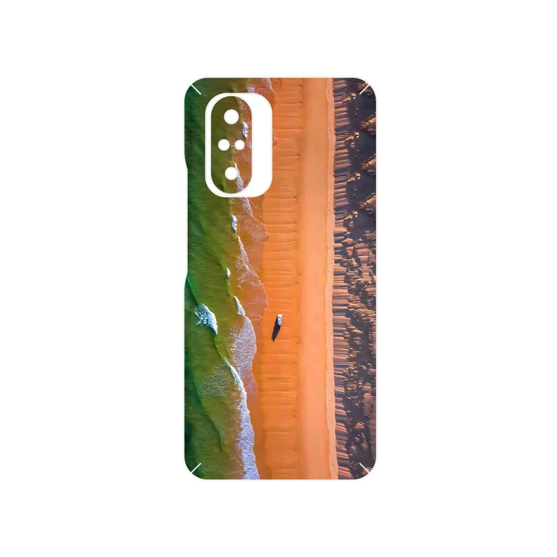 برچسب پوششی ماهوت مدل Beach and Green Sea مناسب برای گوشی موبایل شیائومی Poco F3 5G