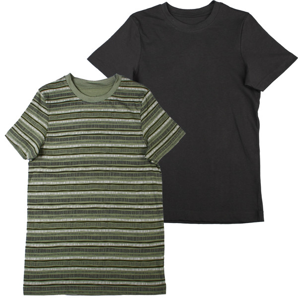 تی شرت آستین کوتاه پسرانه پیپرتس مدل stripped بسته 2 عددی