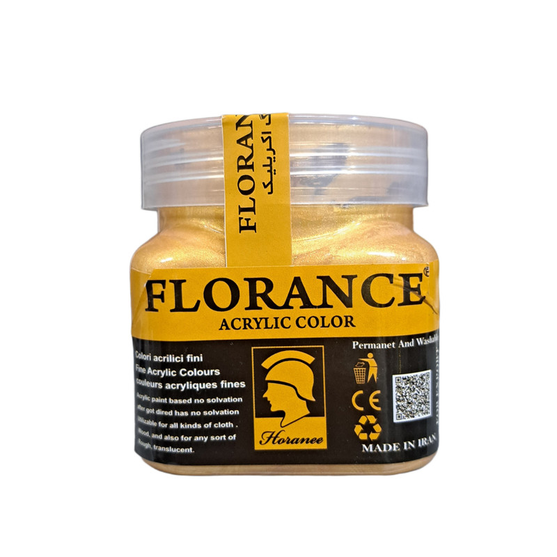 رنگ اکریلیک فلورانس مدل Metal حجم 300 میلی لیتر