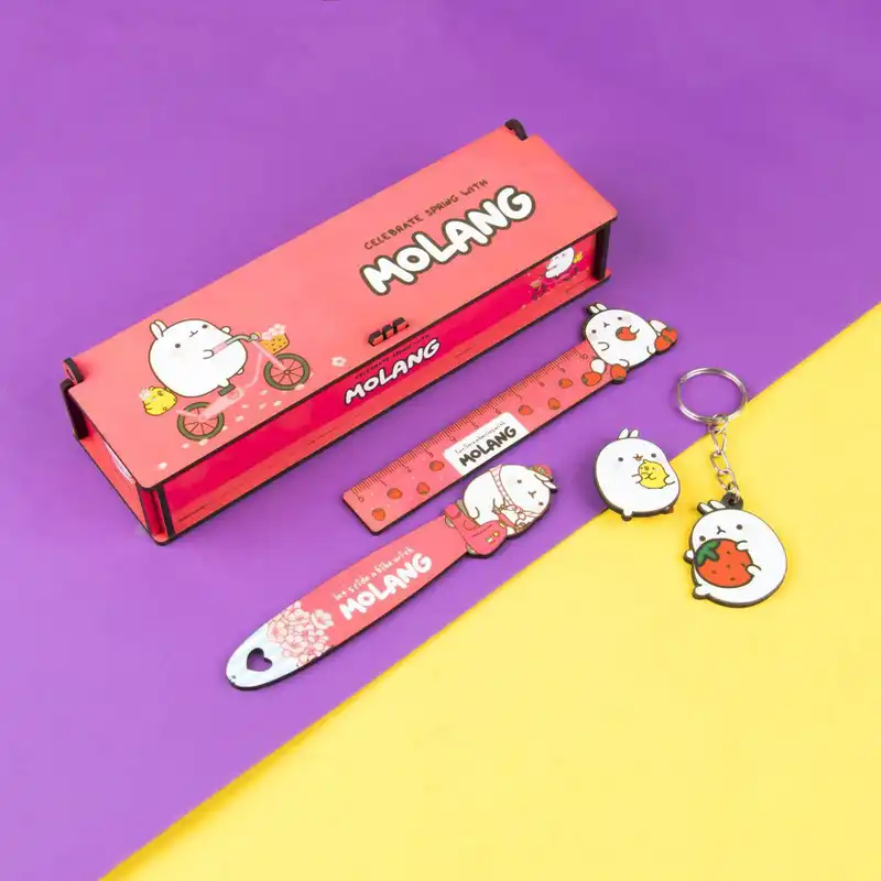 بسته لوازم تحریر مدل خرگوش مولانگ مجموعه پنج عددی