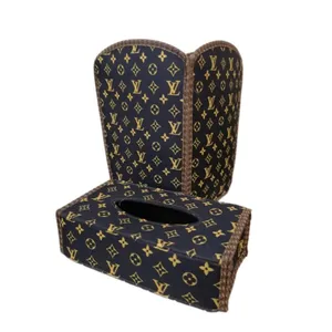 ست سطل و جای دستمال کاغذی مدل شمیم کد 41