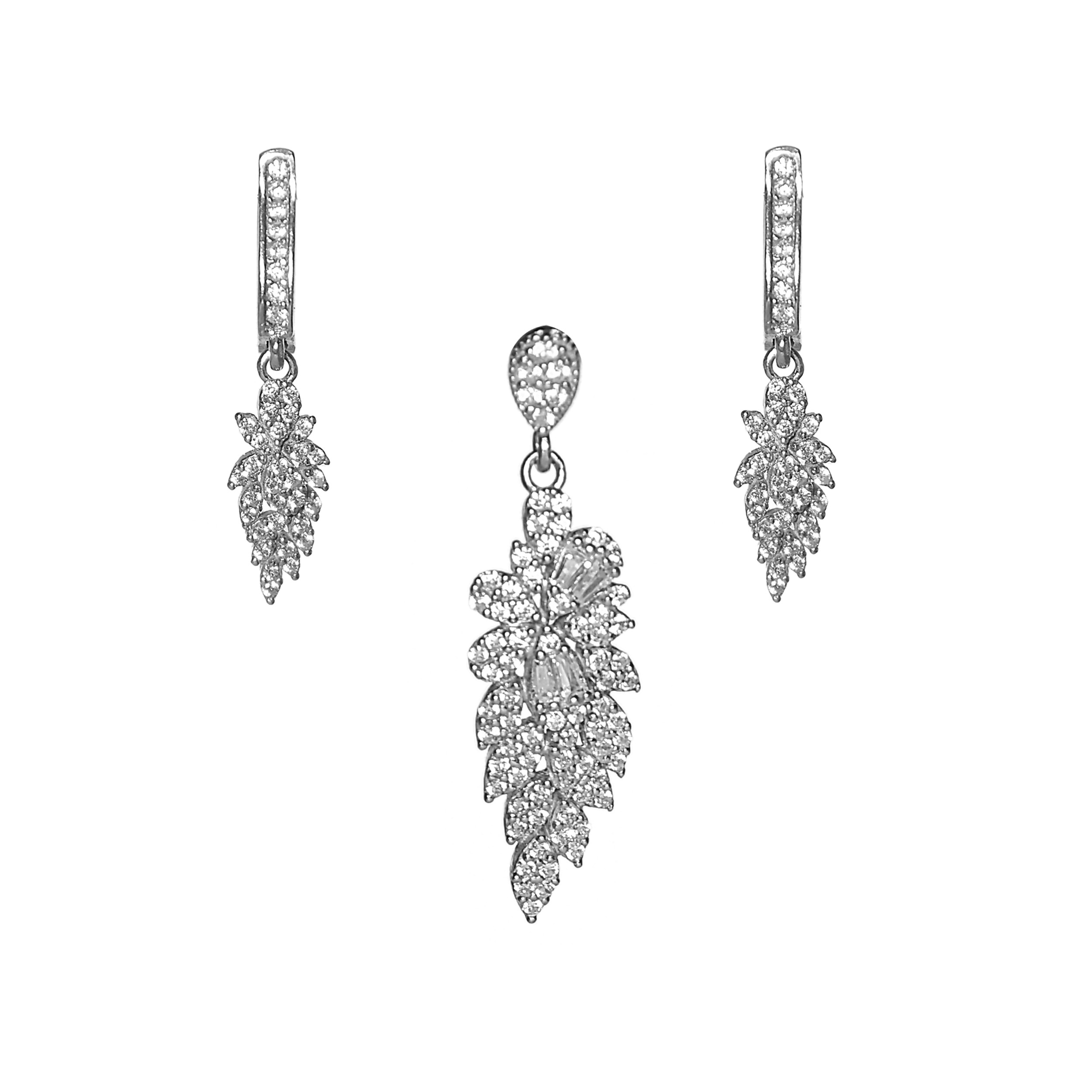 نیم ست نقره زنانه نقره جات لطفی کد SNR04