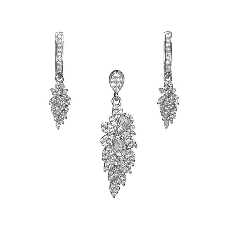 نیم ست نقره زنانه نقره جات لطفی کد SNR04