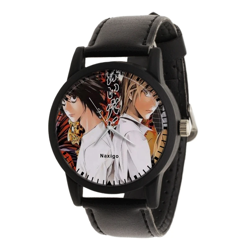 ساعت مچی عقربه ای ناکسیگو مدل انیمه دفترچه مرگ کد LF6747
