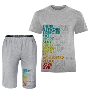 ست تی شرت و شلوارک مردانه مدل A09