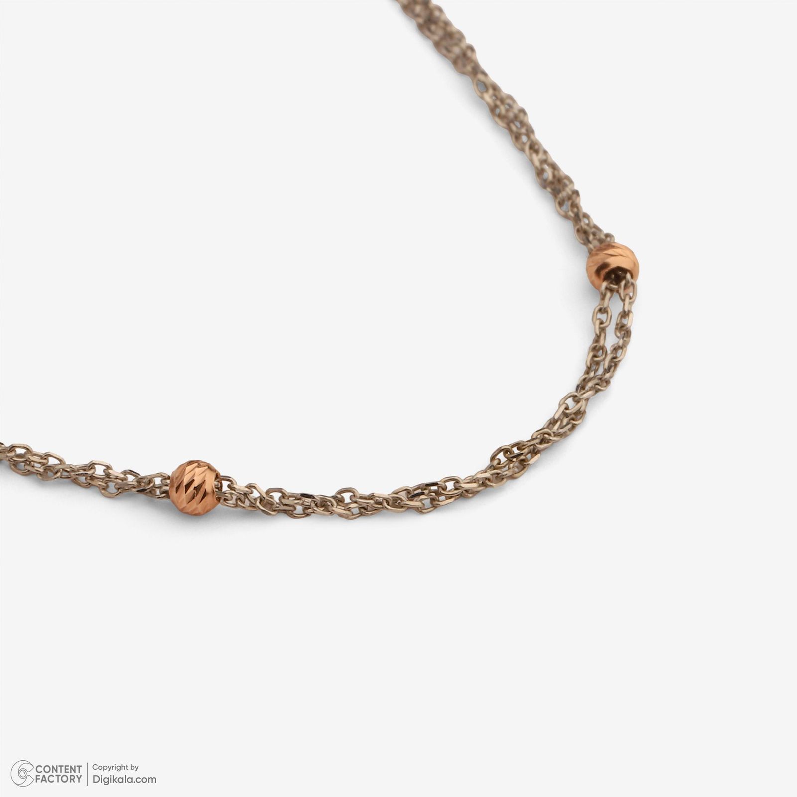 گردنبند طلا 18 عیار زنانه با زنجیر البرنادو وی گالری مدل NC2263 -  - 7