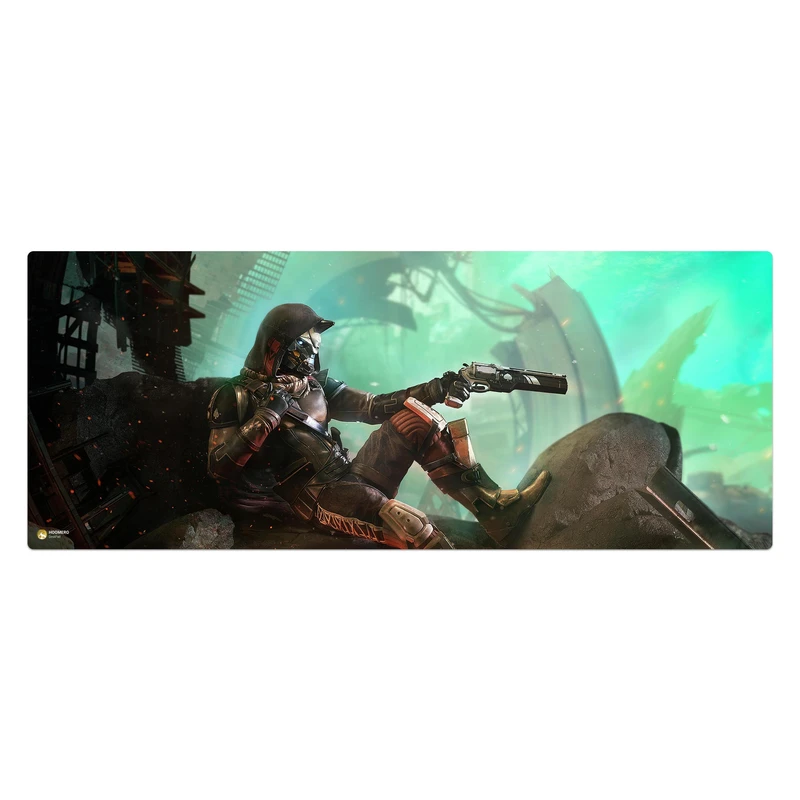 ماوس پد هومرو مدل HX458 طرح بازی Destiny سایز 40x100 سانتی‌متر