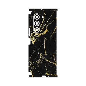 MAHOOT Graphite_Gold_Marble-FullSkin Cover Sticker for Samsung Galaxy Z Fold 5