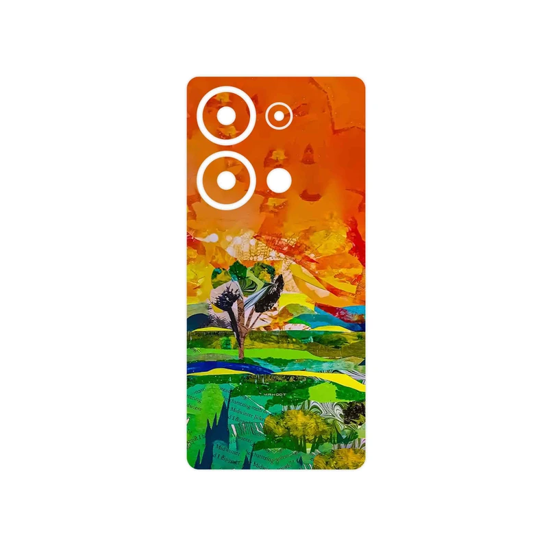 برچسب پوششی ماهوت مدل Collage of Painting مناسب برای گوشی موبایل شیائومی Poco M6 Pro 4G