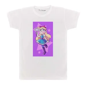 تی شرت بچگانه پرمانه طرح Star vs the Forces of Evil کد pmt.2843