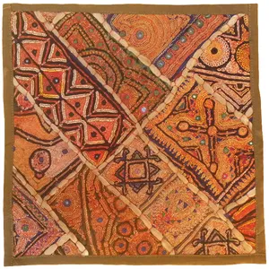 رومیزی سوزن دوزی مدل عسلی کد ZAR48