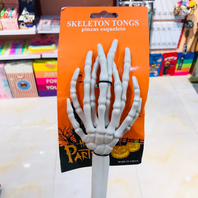 ابزار شوخی مدل دست اسکلت هالووین بسته 2 عددی