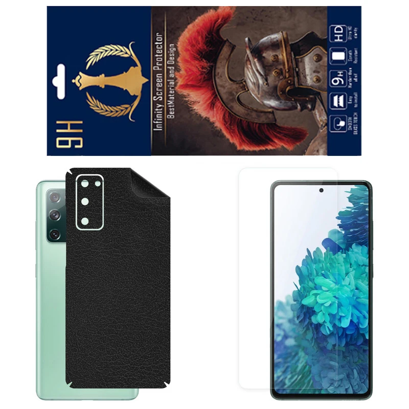 برچسب پوششی اینفینیتی مدل CH مناسب برای گوشی موبایل سامسونگ Galaxy S20 FE 5G به همراه محافظ صفحه نمایش 