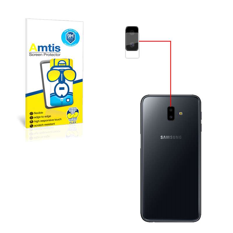 محافظ لنز دوربین امتیس مدل j6plus مناسب برای گوشی موبایل سامسونگ GALAXY J6 PLUS