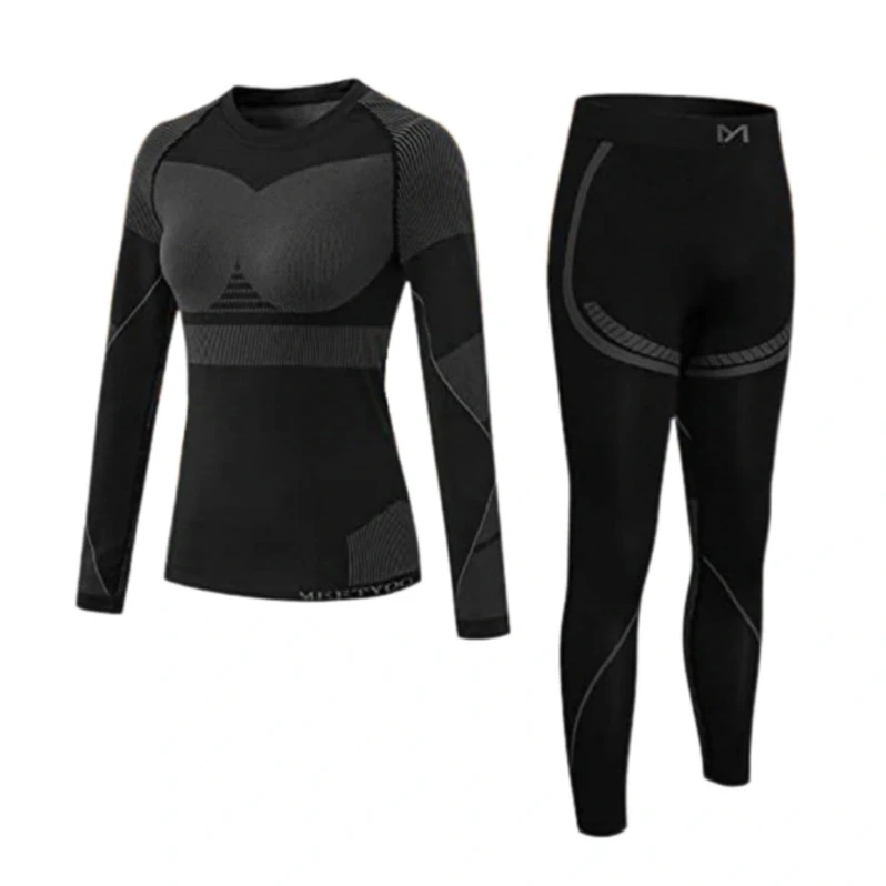 ست تی شرت و لگینگ ورزشی زنانه میت یو مدل بیس لایر کد GZC-S15