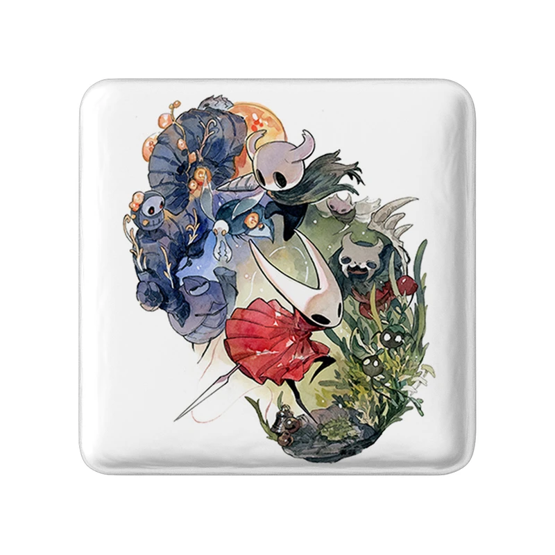 مگنت خندالو طرح بازی هالو نایت (Hollow Knight) مدل مربعی کد 32934