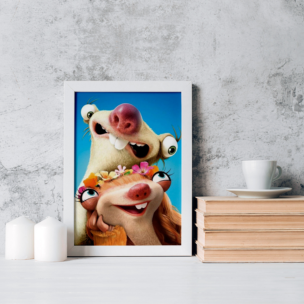 استیکر و تابلو کودک و نوزاد خندالو مدل عصر یخبندان کد 1912