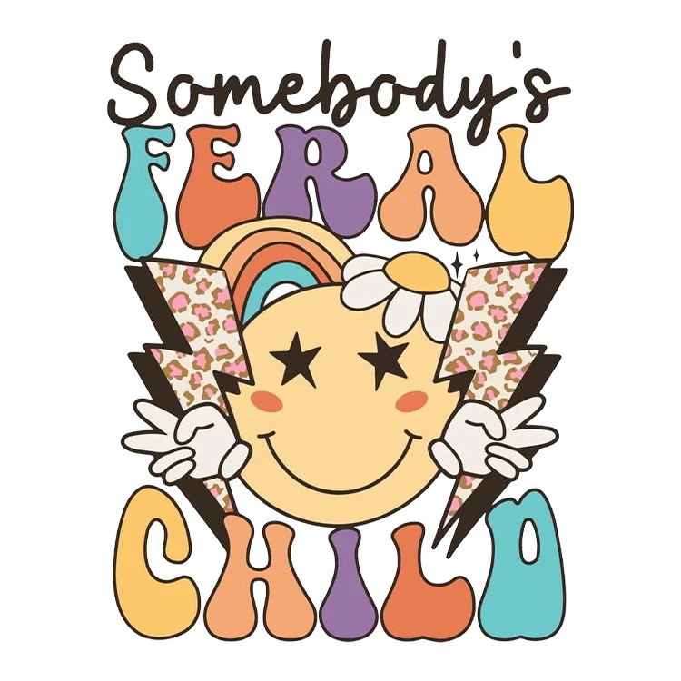 استیکر پارچه و لباس پاد آفرین مدل کارتونی کد S228