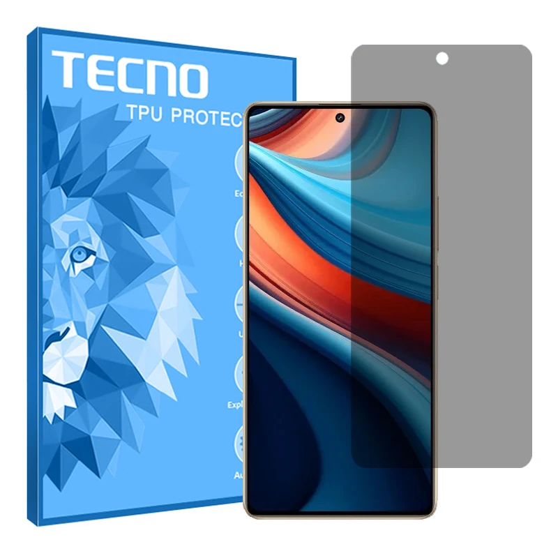 محافظ صفحه نمایش حریم شخصی تکنو مدل Resistant مناسب برای گوشی موبایل شیائومی Redmi Note 13R Pro