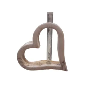 گلدان بتنی مدل گلجا قلبی