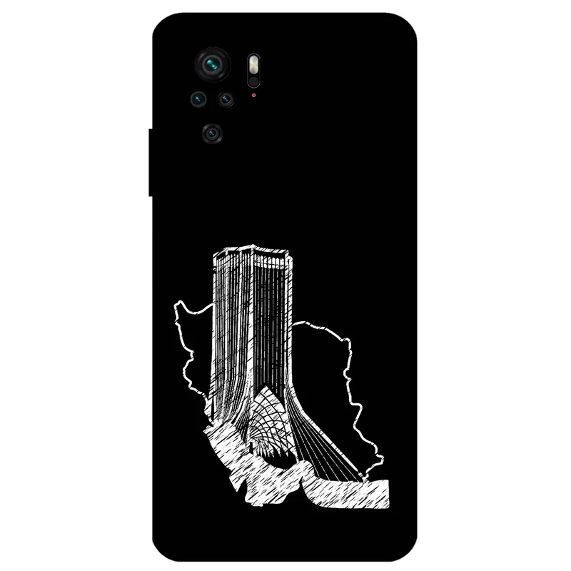 کاور مگافون طرح برج آزادی مدل 1628 مناسب برای گوشی موبایل شیائومی Redmi Note 10 4G / 10S 4G