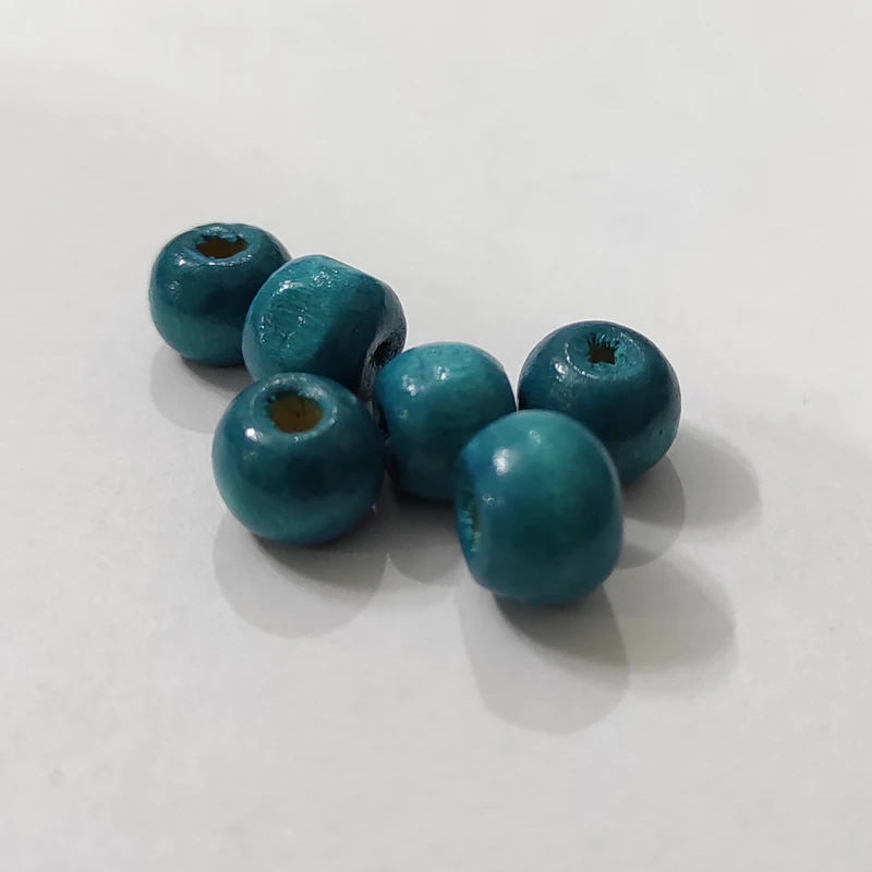 عکس شماره 9 : مهره دستبند مدل چوبی رنگی بسته 200 عددی