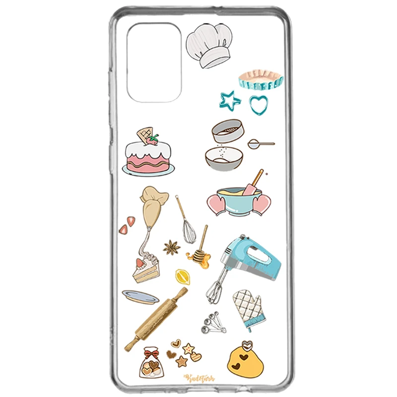 کاور طرح شیرینی پزی مناسب برای گوشی موبایل سامسونگ Galaxy A51