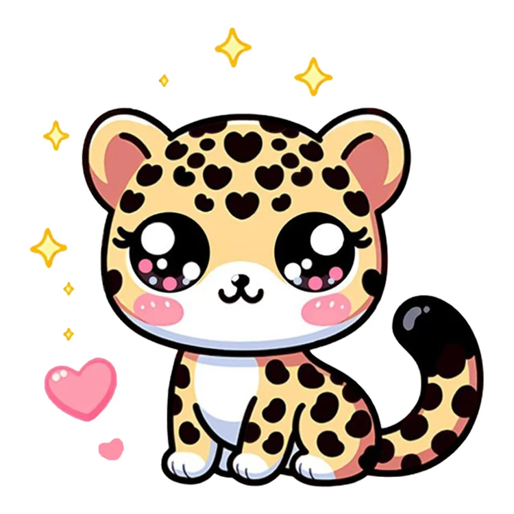 استیکر پارچه و لباس پاد آفرین مدل پلنگ کد DKST122