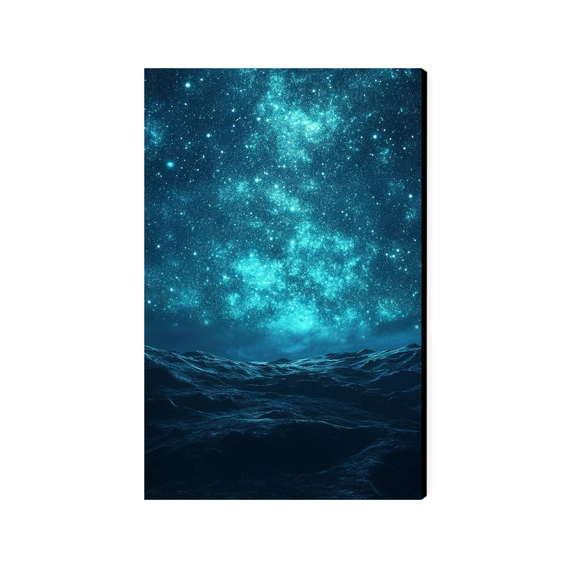 تابلو شاسی عرش مدل فانتزی منظره فضا و کهکشان کد As5297