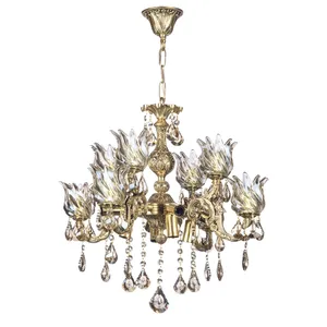 لوستر 16 شعله چشمه نور کد C3393/4+4