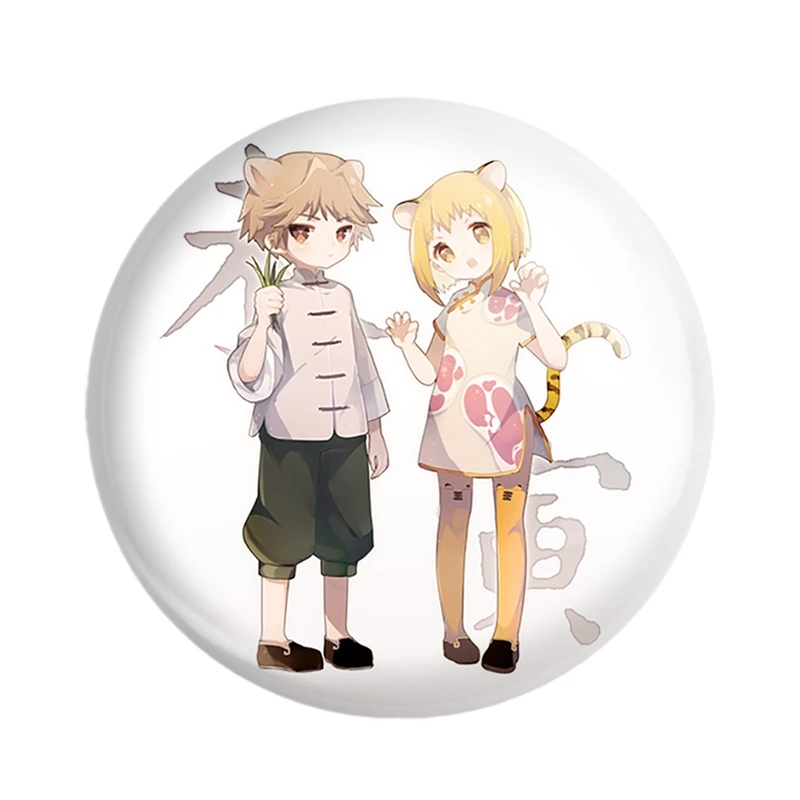 پیکسل خندالو مدل هیرو و کیسا انیمه سبد میوه کد 33991