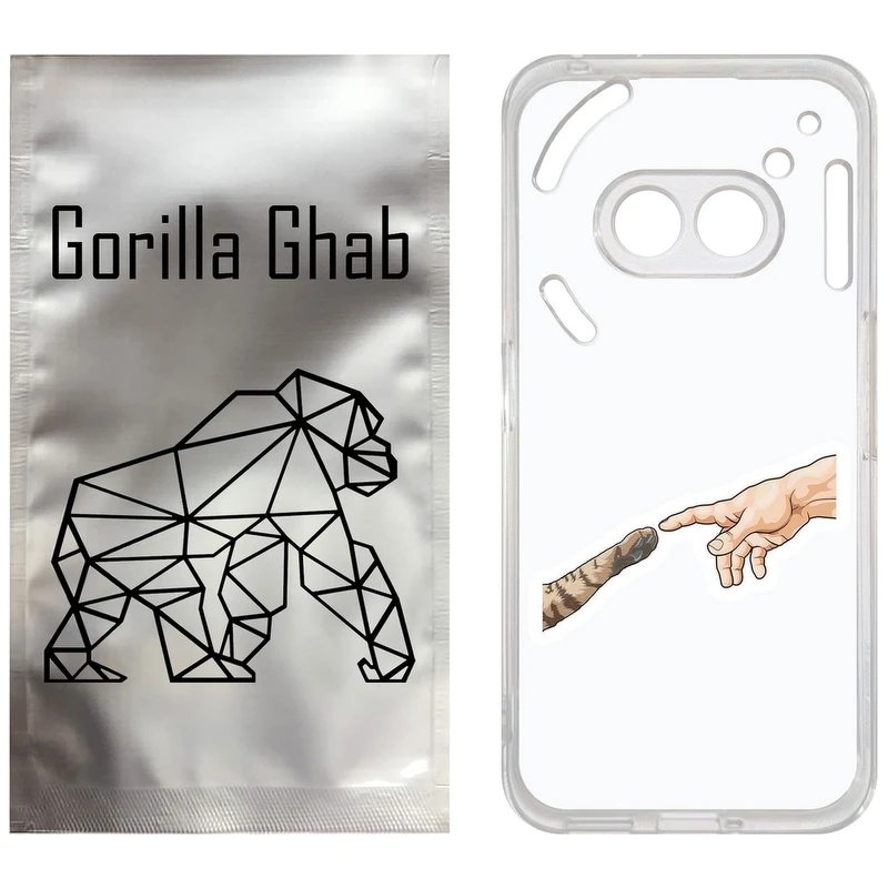 کاور گوریلا قاب مدل CLG کد 94 طرح دست گربه مناسب برای گوشی موبایل ناتینگ فون Phone 2a / 2a Plus